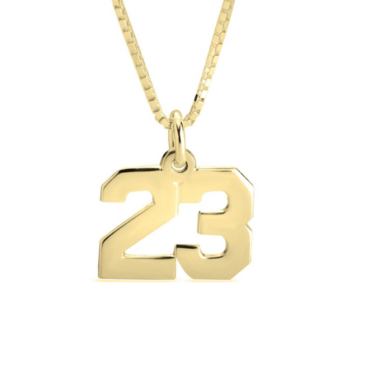 Jersey Numbers Necklace